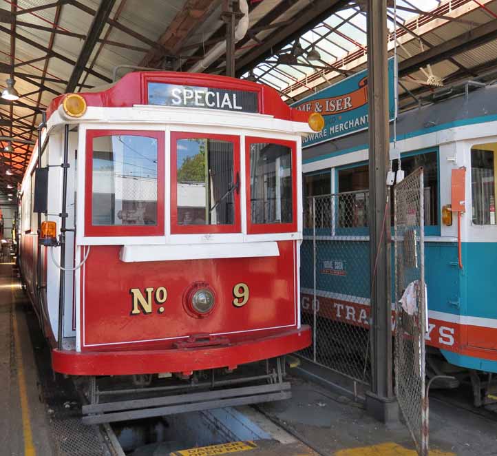 Bendigo Tramways scrub car 9